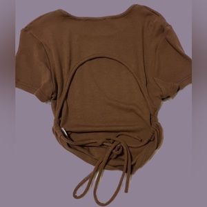 BRAND NEW open back crop top